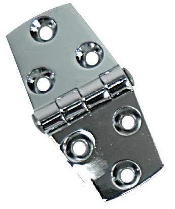 S-3433C – WHITECAP IND Boat Door Hinge, Strap Hinge 3 Inch Length x 1-1/2 Inch Width Silver 304 Stainless Steel Singl...
